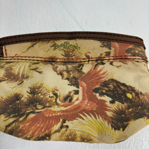Lucky Brand Vintage Wristlet Coin Purse With Zipper and Strap - Picture 5 of 10